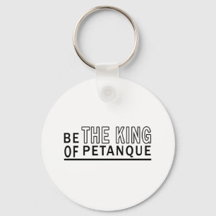 Wees de koning van Petanque Sleutelhanger