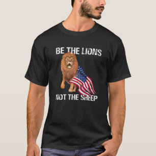 Wees de leeuw niet de Motivatie schaap A T-shirt