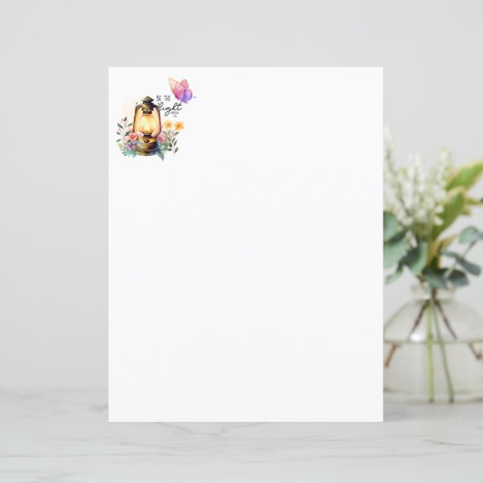 Wees de Light Stationery (Staand voorkant)