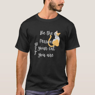 Wees de persoon die je hart hakt, je bent een grap t-shirt