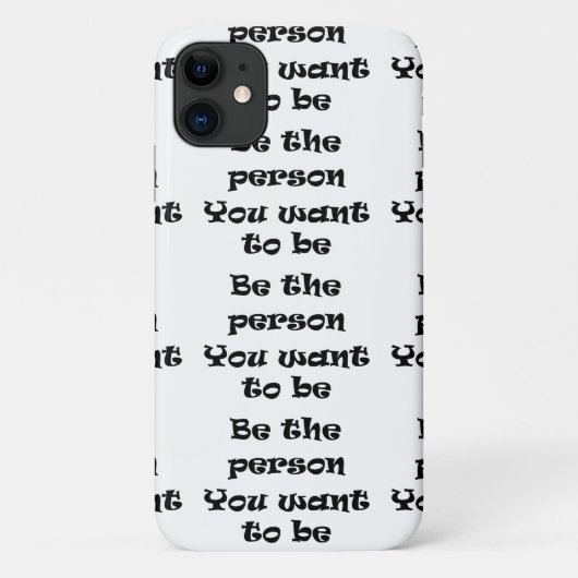 Wees de persoon die je wilt zijn Case-Mate iPhone case (Achterkant)