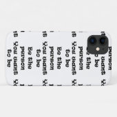 Wees de persoon die je wilt zijn Case-Mate iPhone case (Achterkant (horizontaal))