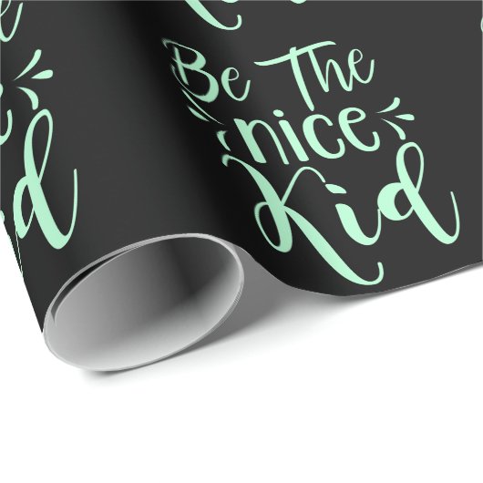 Wees de positieve boodschap van het mooie Kind in  Cadeaupapier (Rol Hoek)