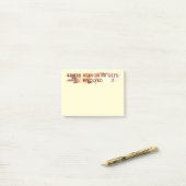 Wees de reden dat HR zich ermee bemoeit Post-it® Notes (Op bureau)
