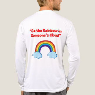 Wees de regenboog in iemands wolk Tri-Blend shirt