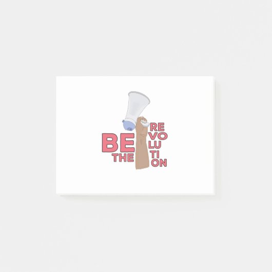 Wees de revolutie post-it® notes (Voorkant)