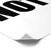 Wees de schaakspeler niet het schaakstuk poster (Hoek)