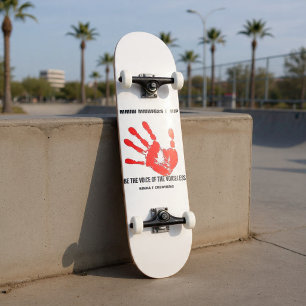 Wees de Stem van de Stemlozen Skateboard