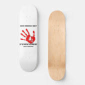 Wees de stem van de stemlozen skateboard (Voorkant)