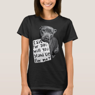 Wees de stem voor Pitbulls en Rescues T-shirt