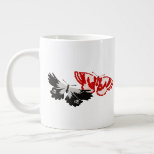 Wees de verandering die je in de wereld wilt zien extra grote beker