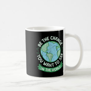 Wees de verandering die je wilt zien in de groene  koffiemok