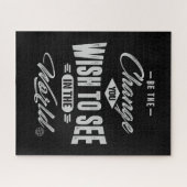 Wees de wijziging - Motivatie Legpuzzel (Horizontaal)