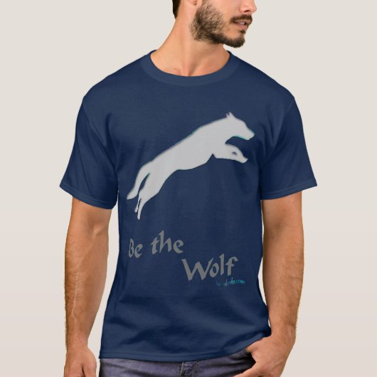 Wees de wolf t-shirt (Voorkant)