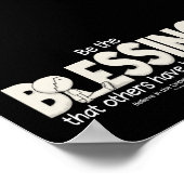 Wees de zegen poster (Hoek)