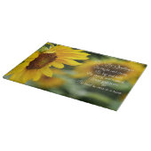 Wees de zonnebloem snijplank (Hoek)