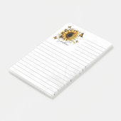 Wees de Zonneschijn Inspirerende 3M Post-it® Notit Notes (Schuin)