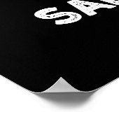 Wees de zout en de lichte grappige bijbel, donker  poster (Hoek)