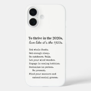 Wees doelbewust, floreer in 2026 iPhone 16 hoesje