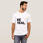 Wees echt - Gym T-shirt (Voorkant volledig)