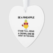 Wees een anananas grappig ornament (voorkant)
