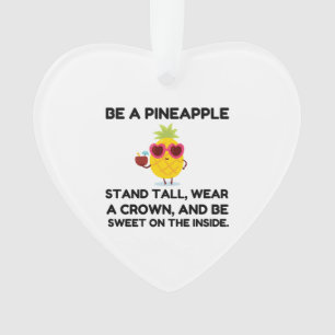 Wees een anananas grappig ornament