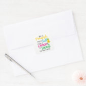 Wees een anananas leuke woordkunst sticker (Envelop)