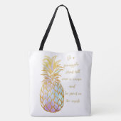Wees een ananas-Canvas tas (Achterkant)