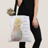 Wees een ananas-Canvas tas (Dichtbij)
