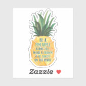 Wees een ananas kiss-cut Stickers (Vel)