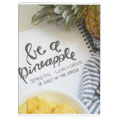 Wees een ananas klembord (Achterkant)