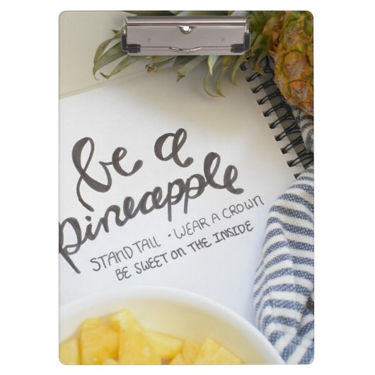 Wees een ananas klembord (Voorkant)