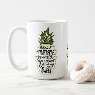Wees een ananas koffiemok