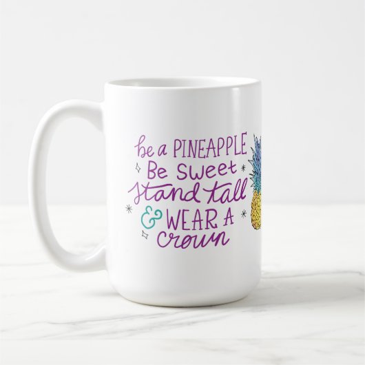 Wees een ananas mok (Links)