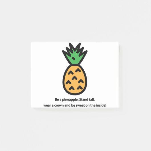 Wees een ananas post-it® notes (Voorkant)