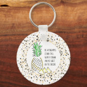 Wees een ananas sleutelhanger (Voorkant)