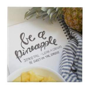 Wees een ananas tegeltje