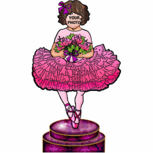 Wees een Ballerina (Brunette) Staand Fotobeeldje