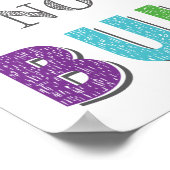 Wees een boeddy, geen Bully Classroom Anti Bully Poster (Hoek)