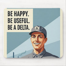 Wees een Delta - Mousepad