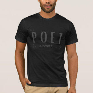 Wees een dichter - Heren T-shirt van H.G. Alexandr
