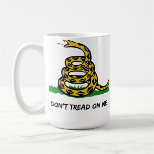 Wees een echte vrijheidsstrijder. Loop niet op mij Koffiemok