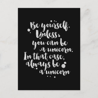 Wees een eenhoorn - Inspirerend Kaart