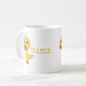 Wees een eikel koffiemok (Voorkant links)