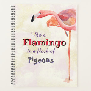 Wees een Flamingo in een kudde duiven Planner