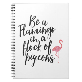 Wees een Flamingo - Inspirerend Journal Notitieboek