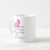 Wees een Flamingo-Mok Koffiemok (Voorkant links)