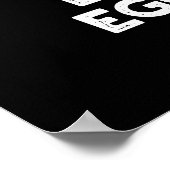 Wees een goed eig-voorbeeld grappig eierstokje don poster (Hoek)