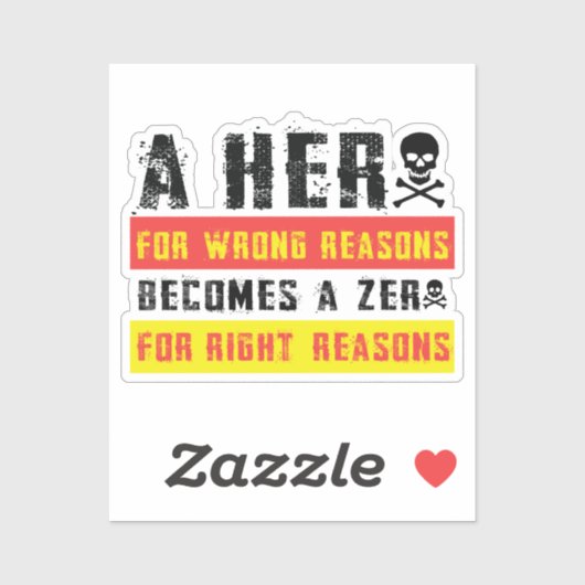 Wees een goed mens sticker (Vel)