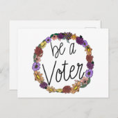 Wees een grap van een kiezer briefkaart (Voorkant / Achterkant)